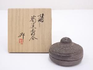 JAPANESE TEA CEREMONY TANBA WARE INCENSE CONTAINER / KOGO 